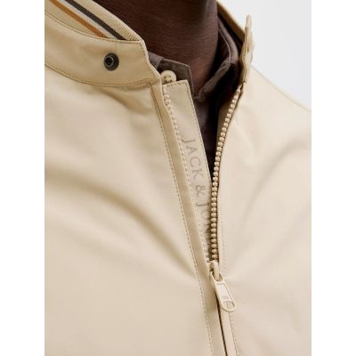 7. Jack&Jones men's jacket JPRBLUBRAD BOMBER JACKET SN 12273393 WHITE PEPPER