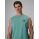 4. Men's relaxed sleeveless T-shirt with print 4F 4FRSS26TSLEM365-47S