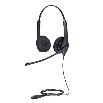 Jabra Biz 1500 Headset Wired Headband Office/Call Center Bluetooth Black