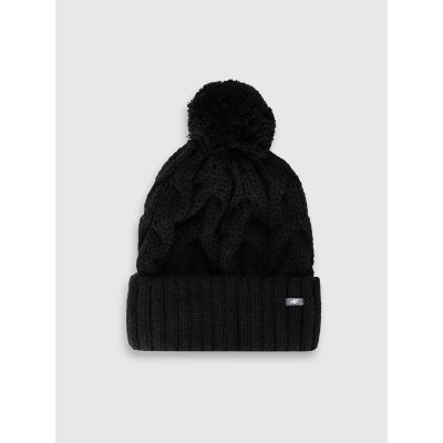 Women's winter hat with wool 4F 4FRAW25ACAPF0724-20S