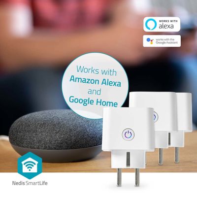 9. Nedis WIFIP121FWT3 Smart Plug 3680 W Home White