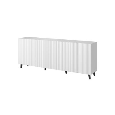 PAFOS chest of drawers 200x40x82 white matt