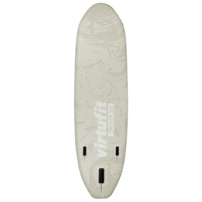 3. VIRTUFIT SUP BOARD CRUISER 305 - SAND BEIGE - WITH KAYAK SEAT, ACCESSORIES AND STRETCHER BAG