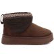 6. Big Star brown waterproof platform snow boots UU274171