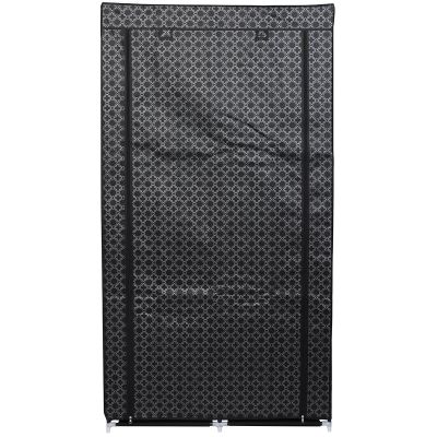 2. TEXTILE WARDROBE 88x46x170CM ORNAMENT 45269