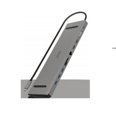 Acer ACG-DCK-C-1 Wired USB 3.2 Gen 1 (3.1 Gen 1) Type-C Gray