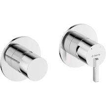 Shower faucet with shower diverter - horizontal