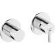 Shower faucet with shower diverter - horizontal