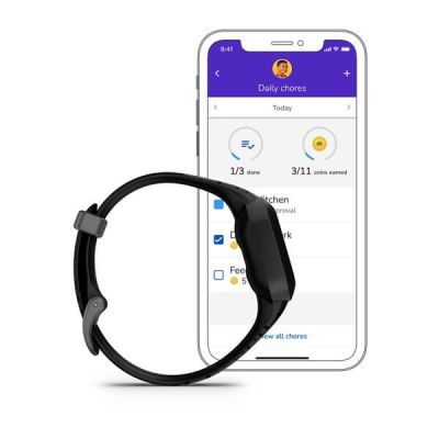 3. Garmin Vivofit JR 3 Black Cosmic smartwatch