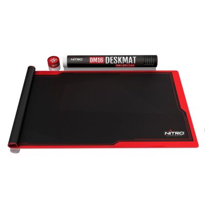 7. Nitro Concepts DM16 Gaming Mousepad Black, Red