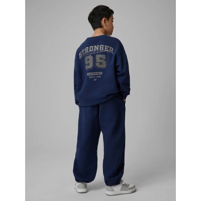 2. Boys' wide leg sweatpants 4F 4FJRSS26TTROM1731-31S