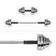 4. REBEL ACTIVE ADJUSTABLE CHROME DUMBBELLS IN CASE WITH BAR, SET 30 KG