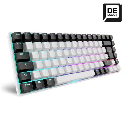 2. Sharkoon SKILLER SGK50 S3 USB QWERTZ Gaming Keyboard German White