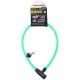 2. DUNLOP BIKE LOCK CABLE LOCK 0.4x65CM GREEN