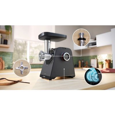 3. Bosch Series 4 MFWS450B Meat Grinder (1900W; black)