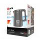 12. ELDOM CORDLESS KETTLE C515S ORRA 1.8L 2000W, GRAY, 5 PROGRAMS 45, 55, 70, 85, 100°C, KEEP TEMPERATURE