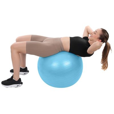 17. FITNESS BALL 65CM ANTIBURST BLUE