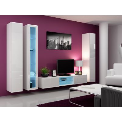 20. VIGO full display cabinet '180' 180/40/30 white/white combination