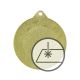 Medal with engraving on laminate