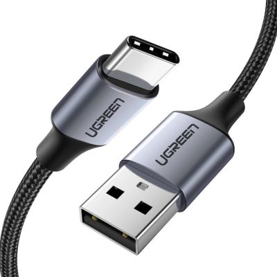 2. Ugreen US288 60126 USB-A / USB-C QC 3.0 3A 1m Cable - Gray