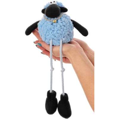 9. SITTING LAMB BLUE 10+25CM SPRING DECORATION