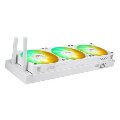 6. ASUS TUF GAMING LC III 360 ARGB LCD WHT Cooling