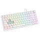 14. SAVIO MECHANICAL KEYBOARD ASTRAL WHITE OUTEMU WHITE JADE RGB