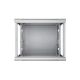 2. Extralink EX.8581 rack cabinet (400mm / 600mm / 600mm; wall-mounted; openable; 19''; grey)