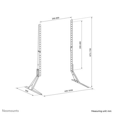 16. Neomounts DS45-430BL19 TV Mount 190.5 cm (75") Black