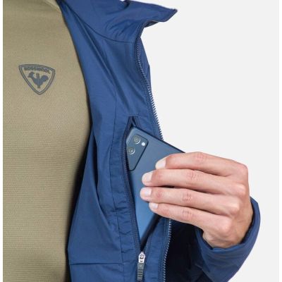 6. ROSSIGNOL Opside Hoodie Jkt Men's Outdoor Jacket Navy Blue
