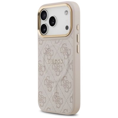 2. Guess 4G PU Classic Logo MagSafe Case for iPhone 17 Pro - Pink