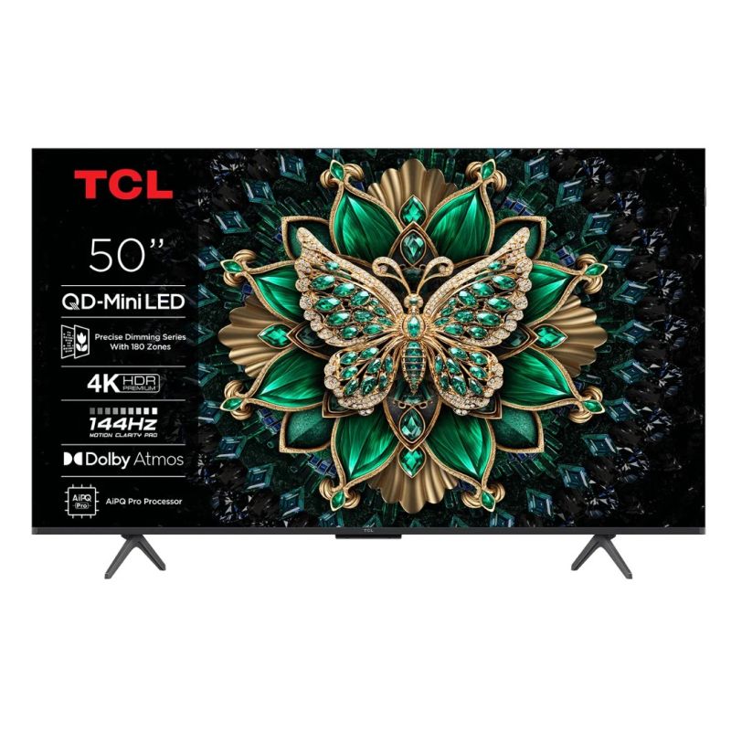 TCL 50Q6C 127 cm (50") 4K Ultra HD Smart TV Wi-Fi Metallic