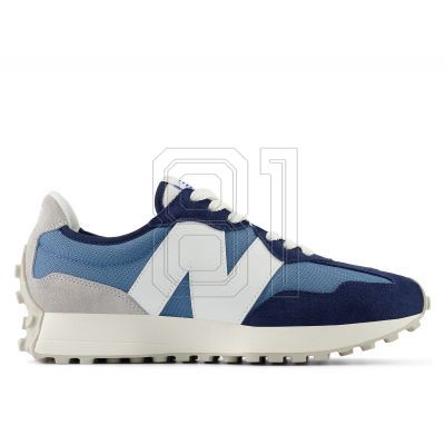 Women's/men's sports shoes New Balance NB 327 sneakers suede blue (U327CJ)