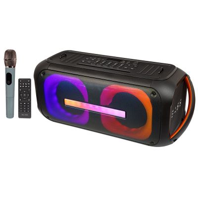 7. Bluetooth speaker + remote control + wired microphone