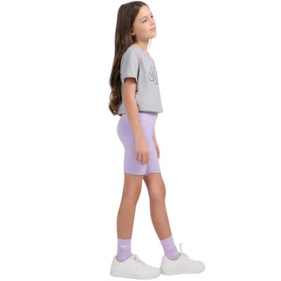 5. Girls' shorts 4F CAS F028 purple 4FJWSS26TSTIF028 51S