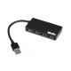 Hub IBOX USB 3.0 BLACK 4-PORTS, SLIM IUH3F56 (4x USB 3.0; black)