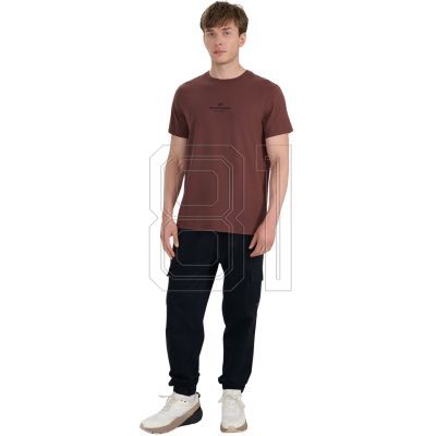 6. Men's T-shirt 4F M2961 dark brown 4FWAW25TTSHM2961 80S