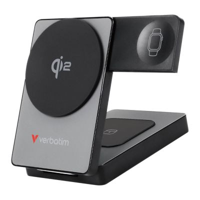 Verbatim 32294 Power Bank Lithium Polymer (LiPo) 5000 mAh Wireless Charging Grey