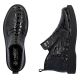 5. Women's patent leather ankle boots crocodile black Rieker 71150-00