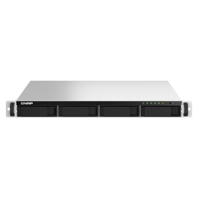 Qnap TS-464U-8G, 1U, 4 x 2.5"/3.5" SATA, Intel Celeron N5105/N5095 4C/4T, 8GB RAM onboard (not expandable), 2 x 2.5GbE, Single PSU (not upgradeable to RP)