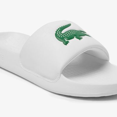 2. Lacoste SERVE SLIDE 1.0 125 1 CMA WHT/GRN (749CMA002108261)