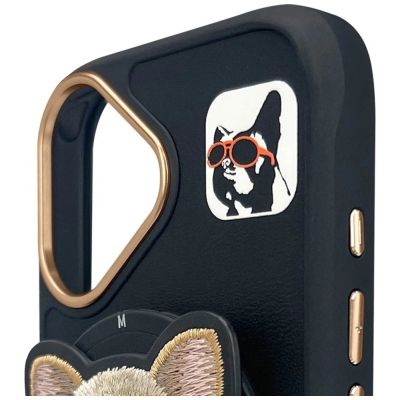 9. Nimmy Glasses Cool nag MagSafe case for iPhone 16 - black
