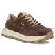 Leather platform sneakers brown Filippo DP7498