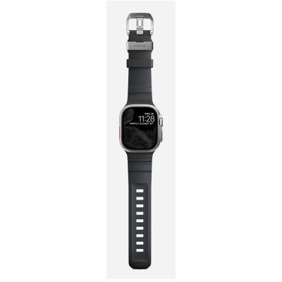 6. Nomad Rocky Point Band Natural Leather, Titanium