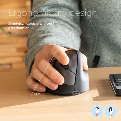 22. R-Go Tools Ergonomic R-Go HE Mouse