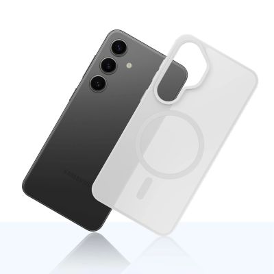 4. 3mk Smoke MagCase for Samsung Galaxy S25 - white-transparent