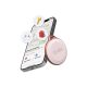 SBS Track My Circle Waterproof IP65 Locator Compatible with Apple Find My - Pink