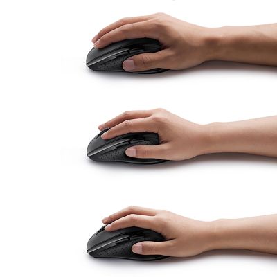 4. Ugreen Wireless Ergonomic Optical Mouse - Black