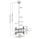 Maclean MC-803 TV ceiling mount (ceiling; 23" - 100"; max. 50kg)