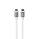 2. Havit Type C-Type C Cable CB6290 (white/gray; 100cm)